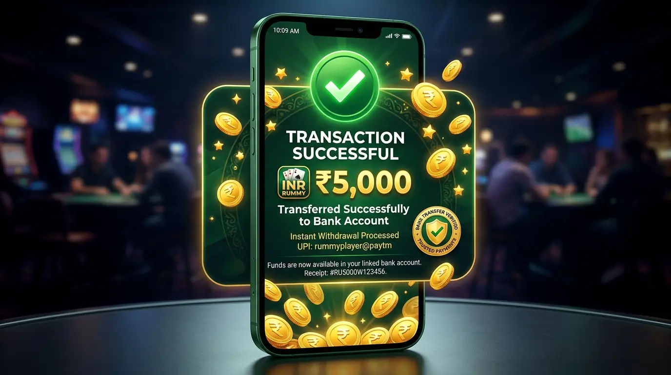 About INR Rummy 60 Second UPI Withdrawals